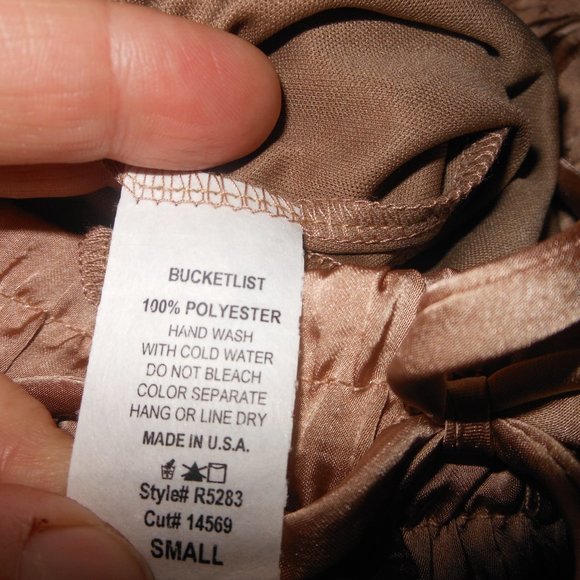 NWT!!! Bucket List Silky Cinnamon Shorts w/Inner Shorts - Picture 6 of 8